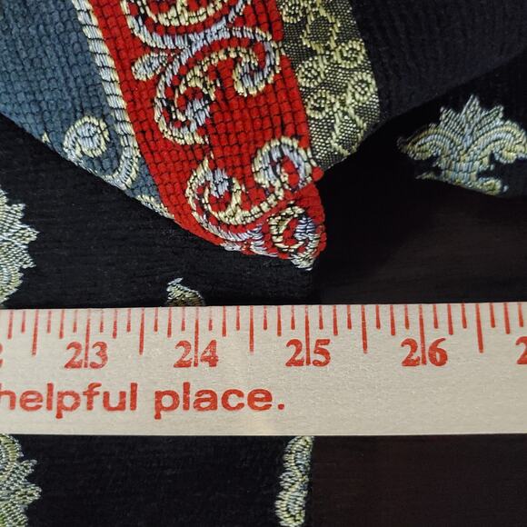 Vtg Sag Harbor Embroidered Tapestry Brocade Button Jacket Plus Size 18 Woven - Picture 9 of 10